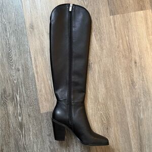 Brand NEW Black Knee-High Leather Boots